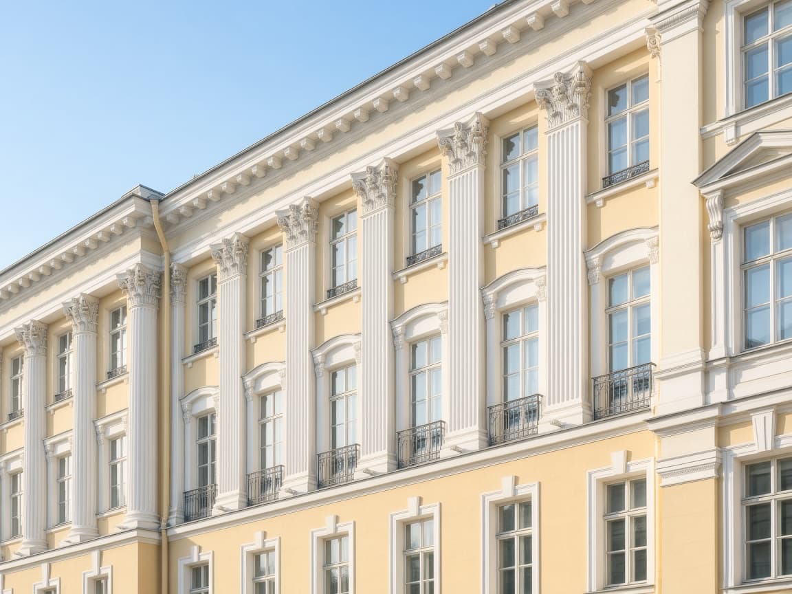 Классический фасад в Санкт-Петербурге